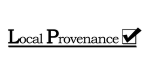 LOCAL PROVENANCE
