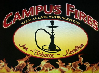 CAMPUS FIRES STEM-U-LATE YOUR SCENTZES ART ~ TOBACCO ~ NOVELTIES