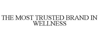 THE MOST TRUSTED BRAND IN WELLNESS