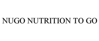 NUGO NUTRITION TO GO