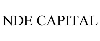 NDE CAPITAL