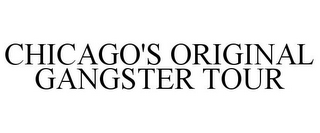 CHICAGO'S ORIGINAL GANGSTER TOUR