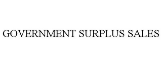 GOVERNMENT SURPLUS SALES