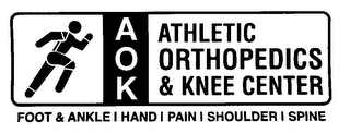 AOK ATHLETIC ORTHOPEDICS & KNEE CENTER FOOT & ANKLE | HAND | PAIN | SHOULDER | SPINE