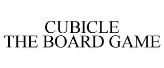 CUBICLE THE BOARD GAME