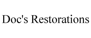 DOC'S RESTORATIONS