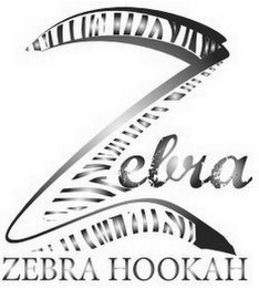 Z ZEBRA ZEBRA HOOKAH