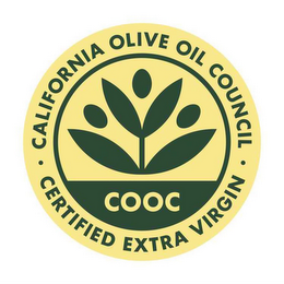 · CALIFORNIA OLIVE OIL COUNCIL · CERTIFIED EXTRA VIRGIN COOC