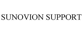 SUNOVION SUPPORT