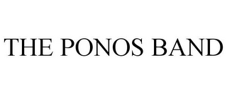 THE PONOS BAND