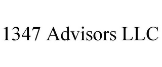 1347 ADVISORS LLC