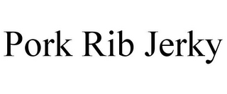 PORK RIB JERKY