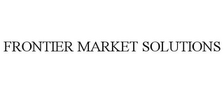 FRONTIER MARKET SOLUTIONS