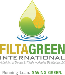 FILTAGREEN INTERNATIONAL A DIVISION OF DENTON E. THIEDE WORLDWIDE DISTRIBUTION LLC RUNNING LEAN. SAVING GREEN.