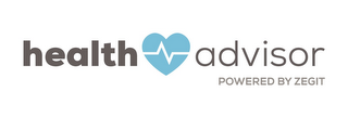 HEALTH ADVISOR POWERED BY ZEGIT