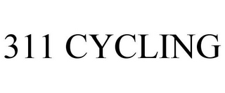 311 CYCLING