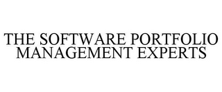 THE SOFTWARE PORTFOLIO MANAGEMENT EXPERTS