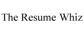 THE RESUME WHIZ