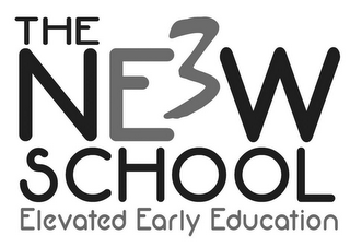 THE NE3W SCHOOL ELEVATED EARLY EDUCATION