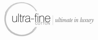 ULTRA-FINE COTTON ULTIMATE IN LUXURY