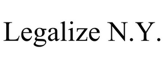 LEGALIZE N.Y.