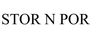 STOR N POR