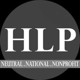 HLP NEUTRAL. NATIONAL. NONPROFIT