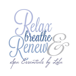 RELAX BREATHE & RENEW SPA ESSENTIALS BYLOLA