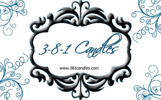 3-8-1 CANDLES WWW.381CANDLES.COM