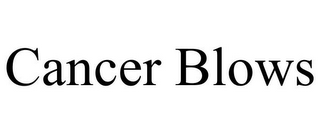CANCER BLOWS