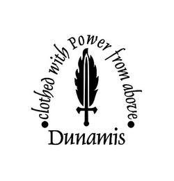 CLOTHED WITH POWER FROM ABOVE DUNAMIS