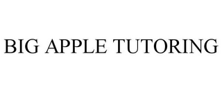 BIG APPLE TUTORING