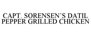 CAPT. SORENSEN'S DATIL PEPPER GRILLED CHICKEN