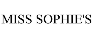 MISS SOPHIE'S