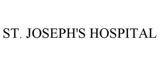 ST. JOSEPH'S HOSPITAL