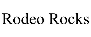 RODEO ROCKS