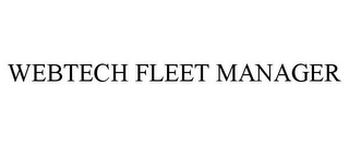 WEBTECH FLEET MANAGER