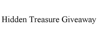 HIDDEN TREASURE GIVEAWAY