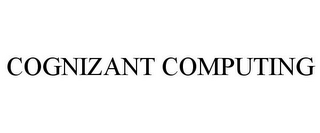 COGNIZANT COMPUTING