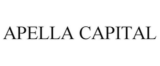 APELLA CAPITAL