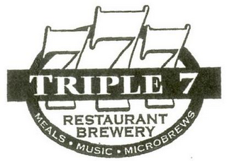 TRIPLE 7 777 RESTAURANT BREWERY MEALS MUSIC MICROBREWS