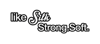 LIKE SILK STRONG.SOFT.