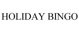 HOLIDAY BINGO