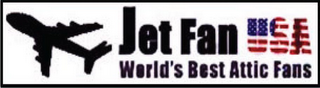 JET FAN USA WORLD'S BEST ATTIC FANS