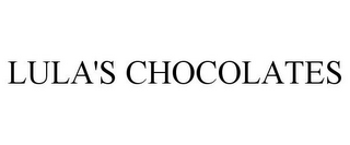 LULA'S CHOCOLATES