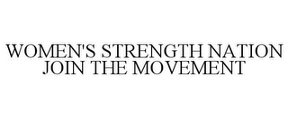 WOMEN'S STRENGTH NATION JOIN THE MOVEMENT