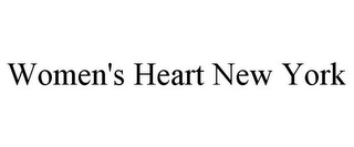 WOMEN'S HEART NEW YORK