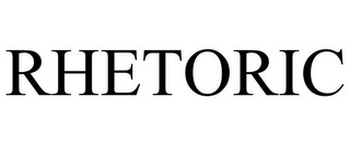 RHETORIC