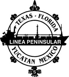 TEXAS-FLORIDA-YUCATAN-MEXICO-LINEA PENINSULAR NS