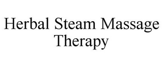 HERBAL STEAM MASSAGE THERAPY